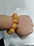 拉韞翡音俄料老花蠟蜜蠟手串滿(mǎn)蜜雞油黃天然妖花老蠟單圈手鏈輕奢禮品 18mm（鑒定后發(fā)貨附證書(shū)） 曬單實(shí)拍圖