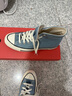 匡威（Converse）高幫帆布鞋 1970S Chuck 70 HI經(jīng)典透氣男女休閑運動(dòng)鞋 水洗藍色 A04584C 39.5 曬單實(shí)拍圖