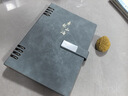 【全網(wǎng)低價】ujia 活頁筆記本本子文具商務(wù)辦公記事本加厚可拆卸皮面會議記錄本高顏值日記本可定制 灰藍(lán) 曬單實拍圖