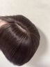 簡(jiǎn)藝短發(fā)假發(fā)女自然全頭套真人發(fā)絲減齡波波頭遞針高端透氣假發(fā)套整頂 深棕色 短發(fā) 【遞針?lè )挚p】 全真發(fā) 曬單實(shí)拍圖