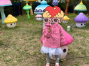 ASK JUNIOR女童外套2025秋裝小童袖口五角星休閑連帽登山服外套 粉色 110 曬單實(shí)拍圖