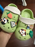歐孕兒童涼拖鞋夏季室內用洞洞鞋防女孩男童滑女寶寶戶(hù)外洗澡用包頭 狗狗小窩 15 【推薦腳長(cháng)14.1-15cm】 曬單實(shí)拍圖