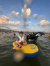 邁米德沖浪板兒童水上玩具游泳圈漂浮裝備水上戲水浮排小孩充氣滑水板 兒童沖浪板（建議3-16歲） 曬單實(shí)拍圖