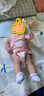 evebaby嬰兒枕頭寶寶云片枕0-1-3歲嬰幼兒6個(gè)月以上新生兒童枕巾夏季透氣 喵喵枕 藍(lán) (0-1歲 高0.5cm) 曬單實(shí)拍圖