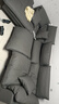 HODW 沙發(fā) 現(xiàn)代簡約真皮沙發(fā)客廳意式小戶型頭層牛皮直排沙發(fā)組合 雙+貴妃位【2.76米】 耐磨納帕牛皮+4A羽絨座包 曬單實拍圖
