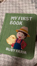 MY FIRST BOOK寶寶布書撕撕書蒙氏早教1-6歲嬰幼兒農(nóng)場主題土豪書益智玩具 曬單實拍圖