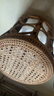 手工藤編坐墩休閑藤凳小墩子家具緬甸坐凳矮凳編織圓凳兒童換鞋凳 28cm 坐面直徑30厘米 曬單實(shí)拍圖