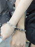 HR赫蓮娜桃花手鏈女生款輕奢小眾2025新款貓眼石手串生日禮物送女友 心有鈴犀情侶手串 曬單實拍圖