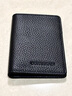 歐凡卡蒂卡包男士真皮名片夾證件包銀行卡收納包超薄女卡夾小巧卡片套卡套 黑色 曬單實(shí)拍圖