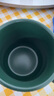 星巴克杯子墨綠色馬克杯星勺陶瓷豎條紋水杯辦公室咖啡杯七夕情人節禮物 墨綠單杯原盒裝(不含勺墊) 340ml 曬單實(shí)拍圖
