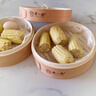 黃一府（HUANG YI FU）黃一府家用加深木蒸籠蒸包子饅頭蒸格竹制蒸鍋籠屜商用竹編保溫籠 27cm二籠一蓋【加深】 曬單實(shí)拍圖