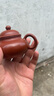 紫來順宜興原礦功夫泡茶壺朱泥大紅袍容天壺小容量一人用紫砂壺高檔茶具 皺皮朱泥容天壺 115ml 曬單實拍圖