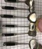 Kunzhan304不銹鋼廚具鍋鏟套裝鏟勺漏勺飯勺撈面勺配廚具架家用防燙炒菜 7件套 曬單實(shí)拍圖