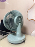 揚(yáng)子空氣循環(huán)電風(fēng)扇家用搖頭定時(shí)桌面辦公室學(xué)生宿舍臺(tái)式風(fēng)扇臥室大風(fēng)力寵物小型降噪節(jié)能對(duì)流換氣扇 【綠色搖頭款】2米長線+3檔調(diào)節(jié)+節(jié)能無極變速 曬單實(shí)拍圖