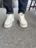 AJBR男鞋春季新款透氣空軍aj一號板鞋男士輕便軟底運動(dòng)休閑小白鞋子男 白卡其 39 曬單實(shí)拍圖