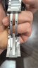 古美【官方同款】適用華為WATCH5手表表帶鈦金屬無縫原裝快拆按壓扣接口氟橡膠素皮純鈦46mm專用腕帶 鈦空銀-官方同款【無縫接口按壓扣】watch5專用 46mm手表專用全鈦金屬防刮耐磨 曬單實(shí)拍圖