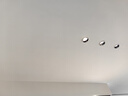 西頓照明（CDN）【全國補(bǔ)】led筒燈嵌入式75mm孔防眩吊頂用無主燈客廳過道天花燈 【RA97全光譜】9w防眩黑 4000K 曬單實(shí)拍圖