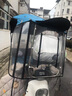 溥畔電動車雨棚蓬新款可折疊伸縮電瓶車擋風遮陽棚遮雨傘防曬遮傘不查 電動車快拆折疊棚 曬單實拍圖