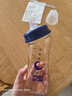 M&M吸管杯兒童喝奶杯防漏吸管奶瓶1-3歲-6歲進(jìn)口PPSU耐摔學(xué)飲奶瓶 星月款 240ml +直飲嘴 曬單實拍圖