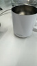 膳魔師（THERMOS）馬克杯隔熱咖啡杯辦公泡茶杯帶手柄杯子JDS-450 WH雪白色450ml 曬單實(shí)拍圖
