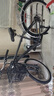 飛鴿（FG FLYING PIGEON）全軸承自行車城市通勤代步碟剎變速減震成人男女學(xué)生復(fù)古老式單車 黑色禧瑪諾變速 26寸 21速 曬單實(shí)拍圖