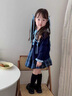 G.DUCKKIDS小黃鴨童裝女童套裝春秋新款兒童衣服女小童毛衣開衫裙子jk兩件套 單件毛衣 100 尺碼2~3歲【 90-100cm】 曬單實(shí)拍圖