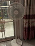 美的（Midea）電風(fēng)扇家用7葉落地扇搖頭電風(fēng)扇循臥室宿舍輕音風(fēng)扇臺式桌面小型風(fēng)扇臺地兩用升級款 白色丨7葉臺地兩用 曬單實拍圖