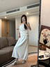 CAMILA KSENIA德訓(xùn)鞋女士2025新款夏季小白鞋平底防滑耐磨阿甘女鞋運動休閑鞋子 米白色 38 曬單實拍圖