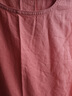 無印良品（MUJI） IDEE 女式 平紋 連體裙 女裝連衣裙裙子春季 無袖可疊穿 背心裙 紅色 M 155/80A 曬單實(shí)拍圖