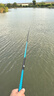 漁之源2025新款硬殼魚(yú)竿包釣魚(yú)包多功能漁具收納包手竿魚(yú)桿傘包一體 【硬挺護竿】125*10cm炭影黑 曬單實(shí)拍圖