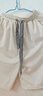 狄帝鯊（DIDISHA）休閑短褲男夏季男士寬松運動(dòng)白色彈力外穿中褲沙灘褲5分五分褲潮 灰色 XL 曬單實(shí)拍圖