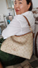 蔻馳（COACH）Laurel 31單肩斜挎手提包流浪包腋下包女包情人節(jié)618送女生禮物 淺卡其色CR149IMNLJ 曬單實(shí)拍圖