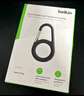 貝爾金（BELKIN）適用AirTag鑰匙扣 蘋果防丟器彈簧扣 保險鉤 airtags保護 追蹤器繩扣 硅膠耐臟防摔殼 MSC008黑色 曬單實拍圖