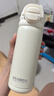 恩爾美（nRMEi）保溫杯帶吸管女士高顏值316L不銹鋼孕產(chǎn)婦便攜初高中學生兒童水杯 白色500ml【升級雙飲蓋+重力球】 抗菌316L內(nèi)膽 曬單實拍圖