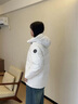 波司登（BOSIDENG）新款羽絨服七夕禮物女款保暖防風(fēng)舒適顯瘦短款厚冬季外套 糙白|8003-白噪清冷風(fēng) XL 175/96A 【130斤-140斤】 曬單實拍圖