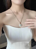 法優(yōu)曼和田玉平安扣吊墜男女款玉佩一對玉石項鏈玉器單墜掛件七夕情人節(jié) 【尺寸約27mm/綠繩可調(diào)節(jié)】璽晶級和田玉平安扣+ 曬單實拍圖