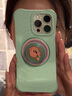 PopSockets【夏日友達號】泡泡騷x1107吐舌小狗聯(lián)名手機支架蘋果磁吸囊伸縮防摔粘貼指環(huán)扣MAGSAFE磁吸圓啪嗒 青檸爆珠小狗+清爽西瓜啪嗒盤 曬單實拍圖
