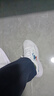 特步（XTEP）男鞋透氣網(wǎng)面運動鞋夏季男士戶外輕便跑步鞋子學(xué)生潮流軟底休閑鞋 白色-推薦 42 曬單實拍圖