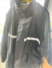 樂優(yōu)佰易 雨衣成人 XXL 雨衣成人防暴雨 連體雨披 反光防雨服 巡邏保安黑色 曬單實(shí)拍圖
