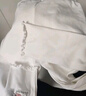 貝瑞加（Babyprints）女童打底褲兒童褲子女寶寶彈力長(cháng)褲女孩春秋底褲木耳邊 白140 曬單實(shí)拍圖