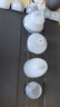 高茗羊脂玉瓷琉璃功夫茶具套裝2024新款輕奢高檔家用精品高端茶杯一套 煙雨套裝【簡裝禮盒】 9頭 曬單實拍圖