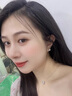 TFY莫桑鉆耳釘女雪花999純銀耳環(huán)鉆石耳飾送女友老婆生日情人節(jié)禮物 80分莫桑石【永生花禮盒裝】 一對裝 曬單實拍圖