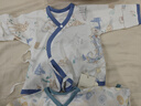 貝肽斯新生兒嬰兒衣服秋冬寶寶純棉半背衣透氣初生兒護(hù)肚上衣睡衣和尚服 小海星【透氣舒適】 52 cm 曬單實拍圖