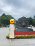 三吉黑花【簪花】南法度假風(fēng)連衣裙子夏季新款今年流行漂亮套裝裙 漢玉白 S 曬單實拍圖