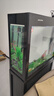 閩江（minjiang）魚(yú)缸水族箱免換水生態(tài)造景客廳風(fēng)金龍魚(yú)缸玻璃烏龜缸錦鯉缸 黑色（禮包+造景+升級過(guò)濾） 長(cháng)80*寬30*高69（魚(yú)缸缸體） 曬單實(shí)拍圖