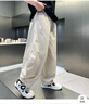 胖東來 DL旗營店兒童裝男童夏裝運動褲子防蚊褲2025新款中大童薄款 米白夏款 140 cm 曬單實拍圖