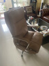 賽迪諾高端辦公椅商務(wù)電腦椅家用真皮電動(dòng)按摩老板椅舒適久坐不累大班椅 咖啡色【貓抓皮+手動(dòng)款】 曬單實(shí)拍圖
