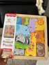 費雪（Fisher-Price）生日禮物兒童木制積木拼搭玩具-費雪木制二合一小動物拼圖JFG10 曬單實拍圖