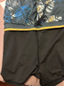 美津濃（MIZUNO）游泳褲男雙層速干寬松沙灘褲防尷尬海邊大碼溫泉短褲3105黃2XL 曬單實(shí)拍圖