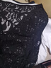 MsShe【蕾絲背心短袖T恤套裝】大碼女裝2025新款夏裝胖mm顯瘦寬松 黑色現(xiàn)貨 3XL 曬單實拍圖